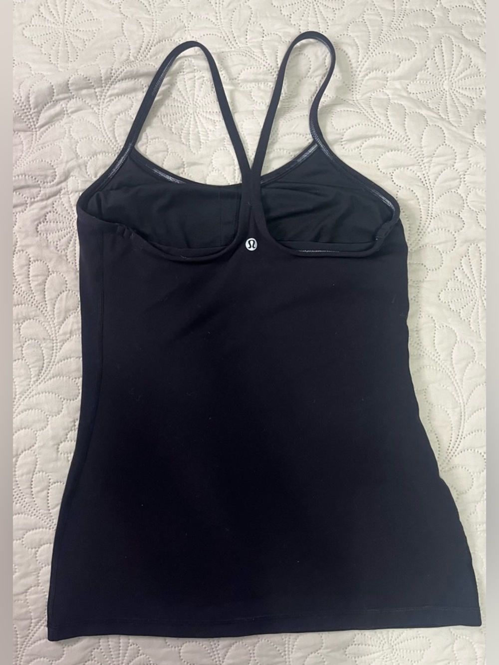 Black Lululemon Flow Y Tank Top